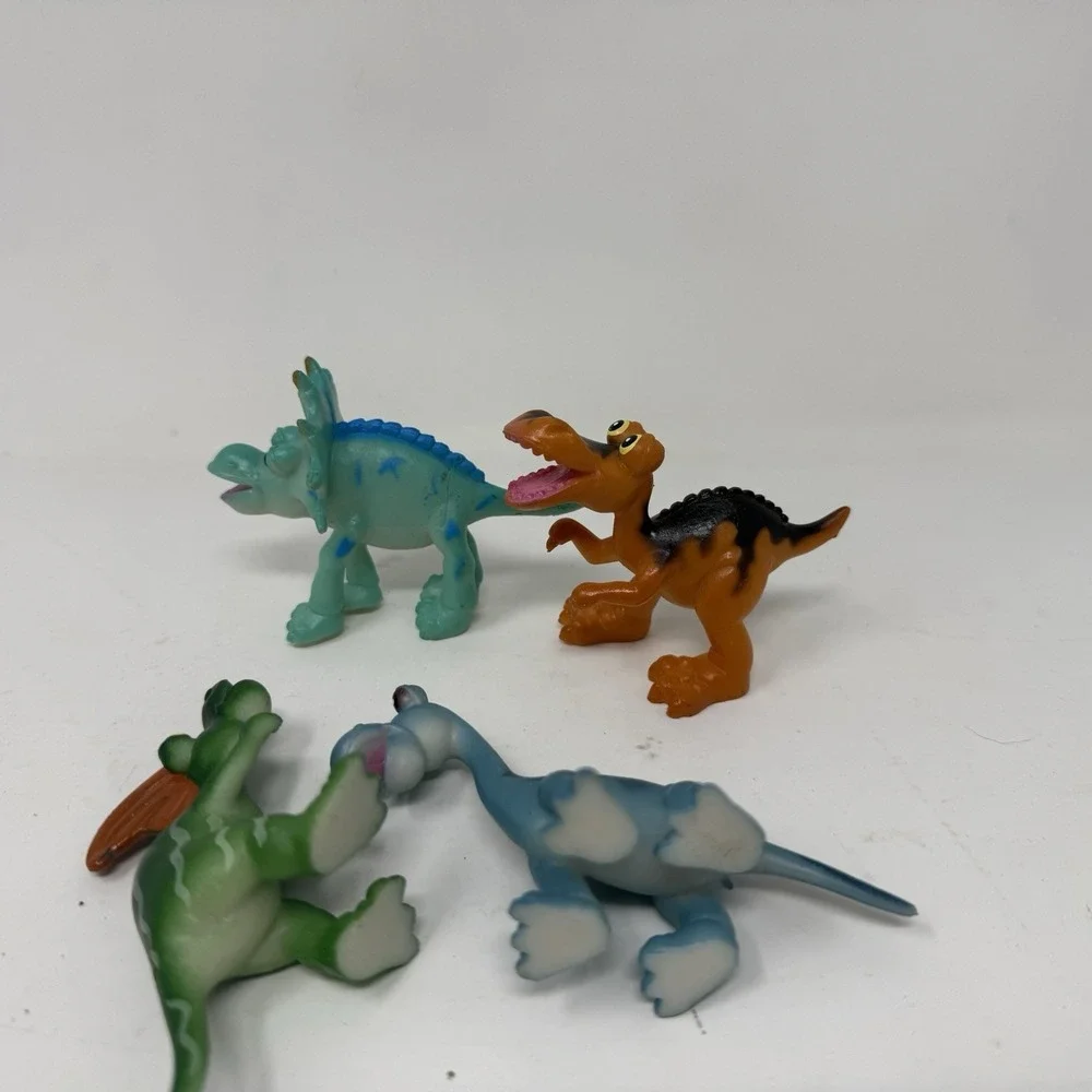 Lot of 6 Gosnell: Funny Animal Dinosaur Figures - T- Rex and More.